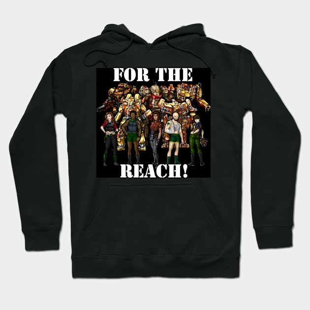 For the Reach! Hoodie by Oswald's Oddities